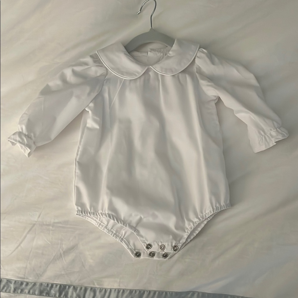 TBBC Maude's Peter Pan Collar Shirt & Onesie (Long Sleeve Woven)